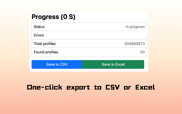 IGFollower Export Tool screenshot 1