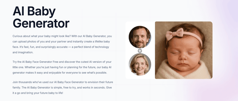 AI Baby Generator screenshot 1