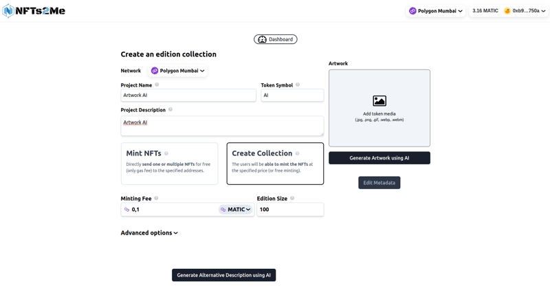 NFTs2Me screenshot 1