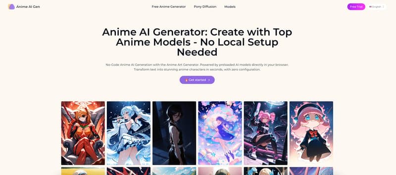 Anime AI Generator screenshot 1