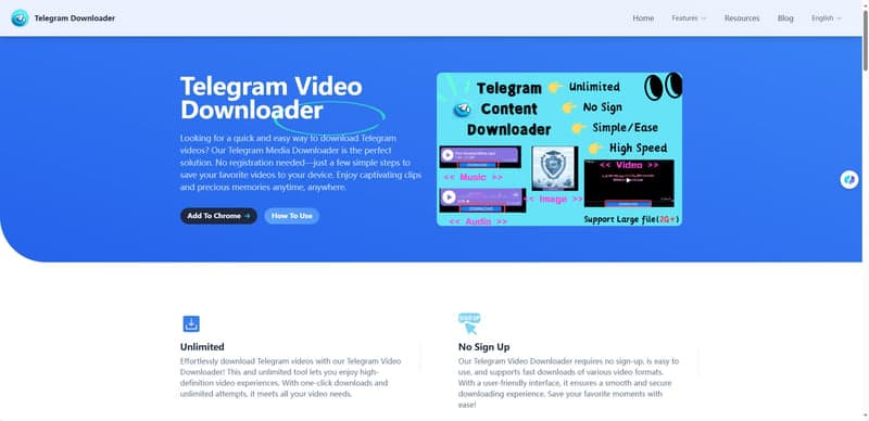 Telegram Video Downloader screenshot 1