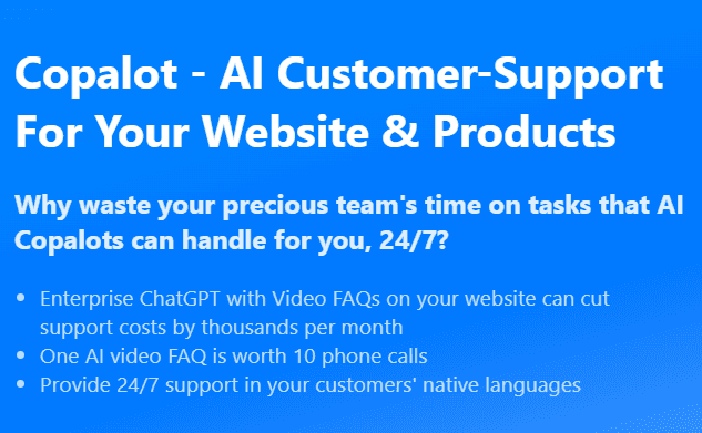 Copalot.com screenshot 1