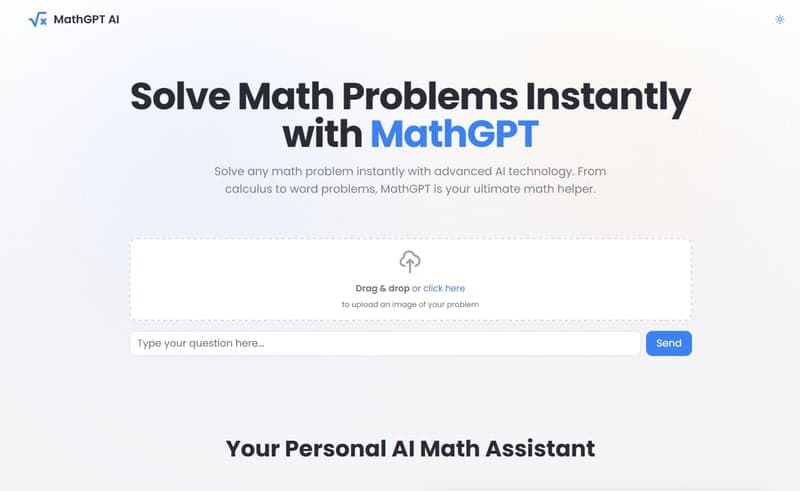 MathGPT screenshot 1