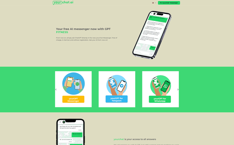 yourchat.ai screenshot 1