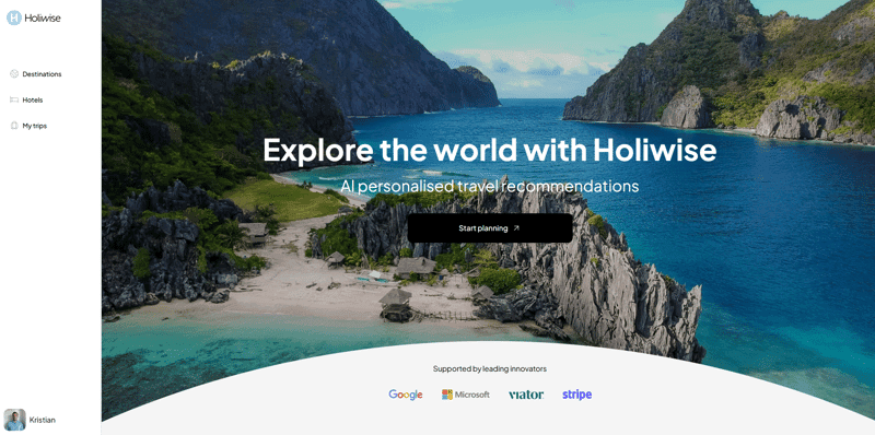 Holiwise screenshot 1