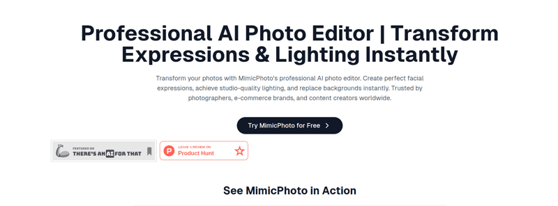 MimicPhoto screenshot 1
