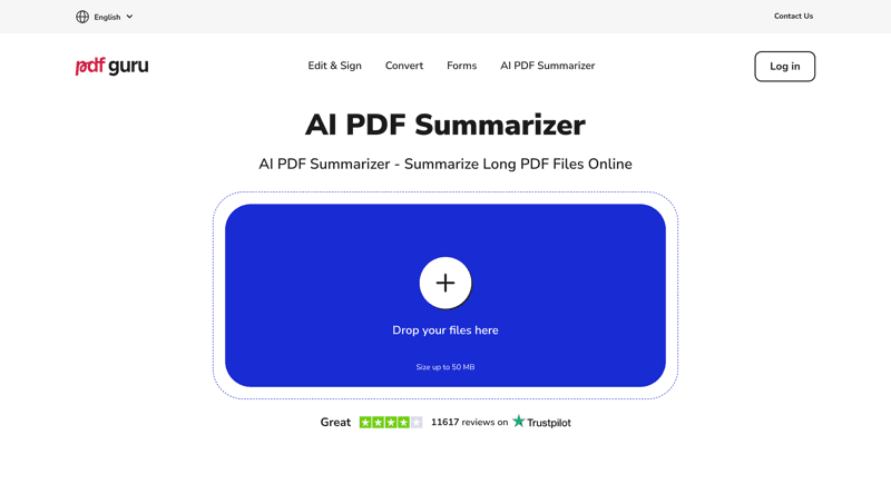 AI PDF Summarizer by PDF Guru screenshot 1