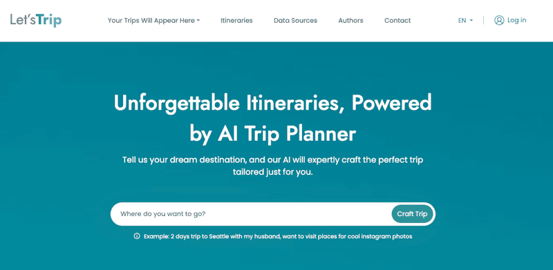 Let's Trip screenshot 1