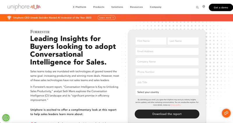 Uniphore screenshot 1