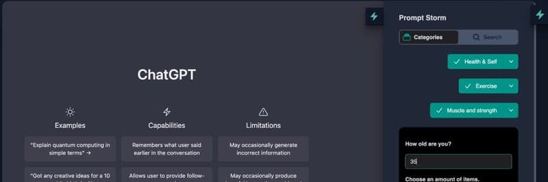 Prompt Storm screenshot 1