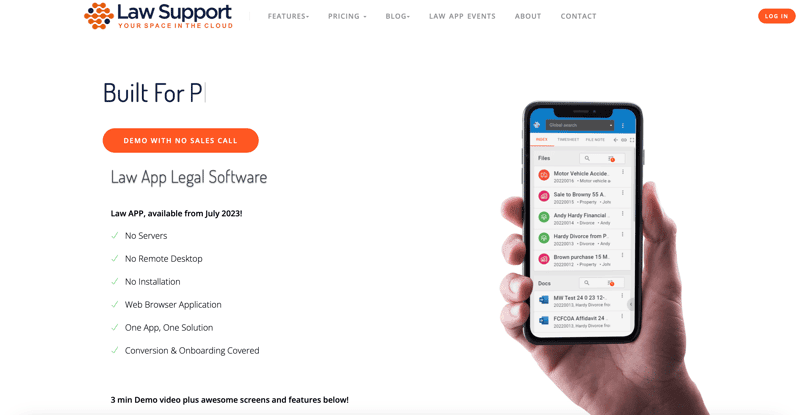 Law Support screenshot 1