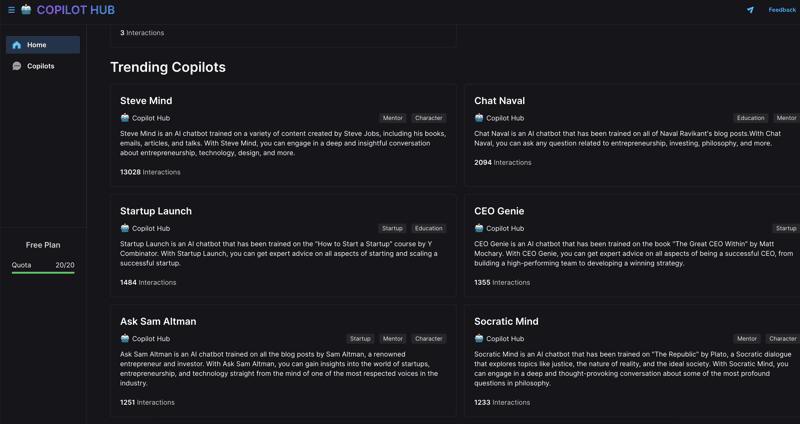 Copilot Hub screenshot 1
