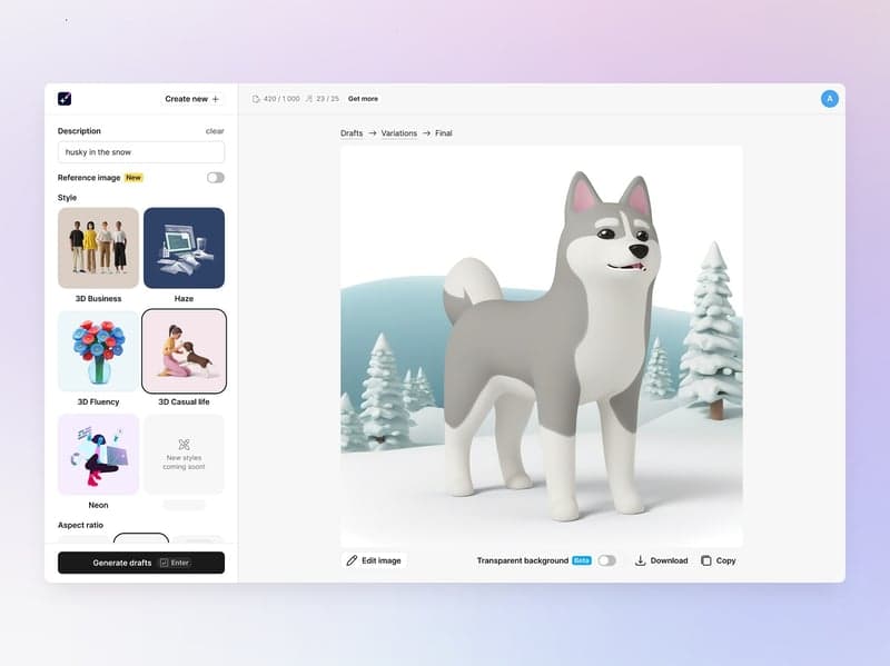 AI Illustration Generator screenshot 1