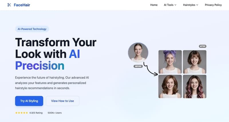 FaceHair screenshot 1