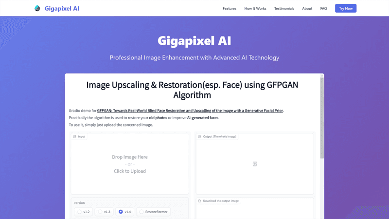 Gigapixel AI screenshot 1