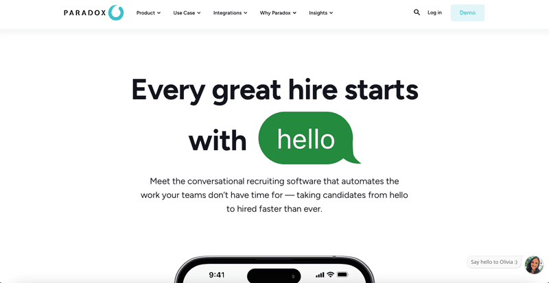 Paradox.ai screenshot 1