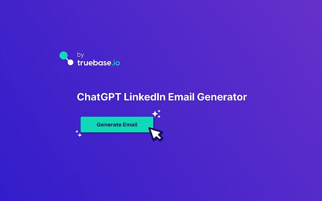 ChatGPT LinkedIn Email Generator screenshot 1