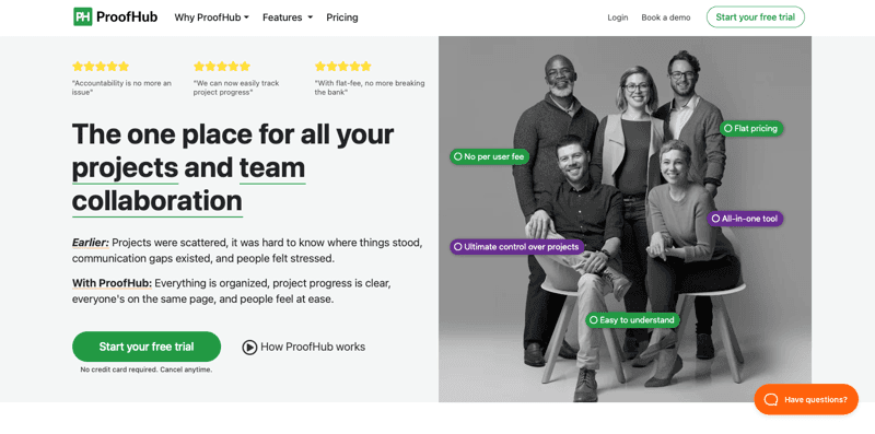 Proofhub screenshot 1
