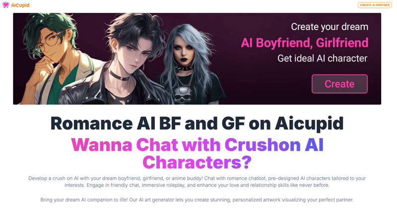 AICupid: Crushon AI screenshot 1
