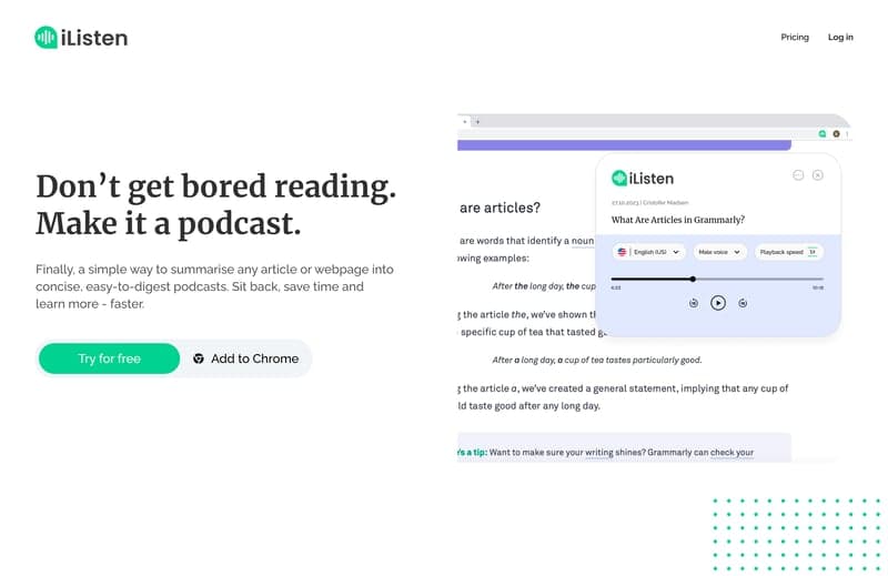 iListen screenshot 1