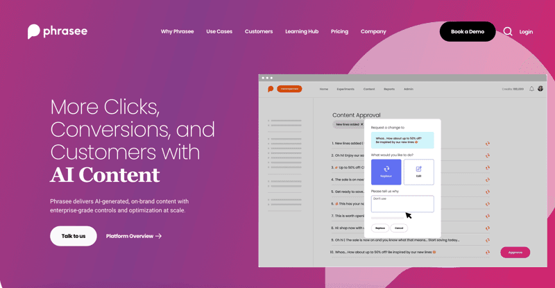 Phrasee screenshot 1