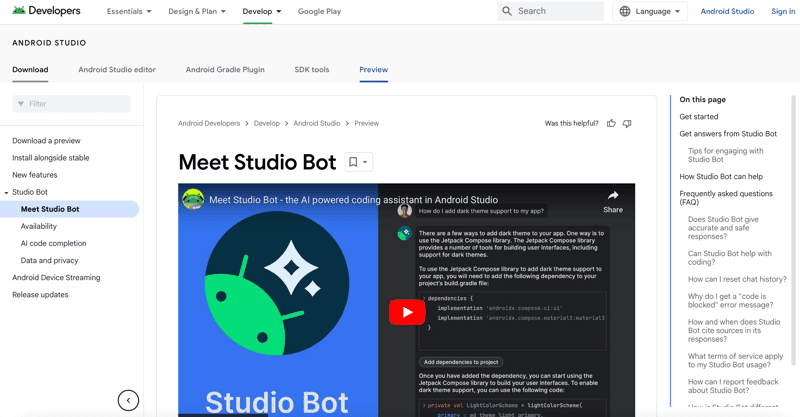 Android Studio Bot screenshot 1