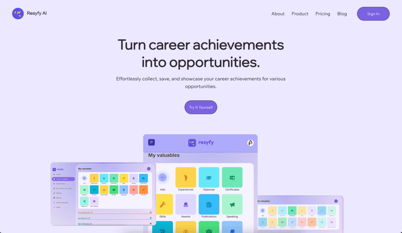 ResyfyAI screenshot 1
