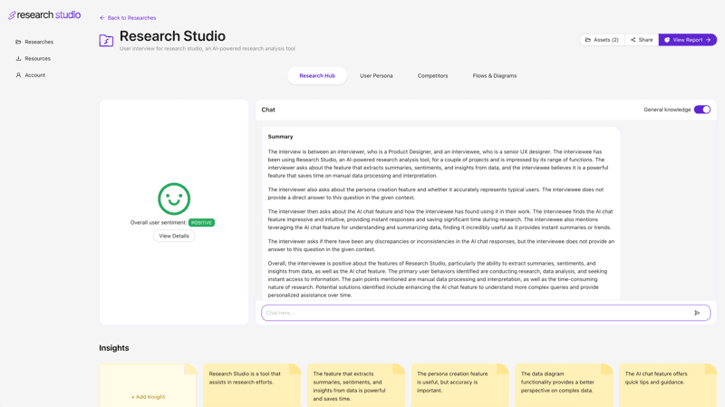 Research Studio screenshot 1