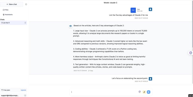 YesChat-GPT4V Dalle3 Claude 2 All in one screenshot 1