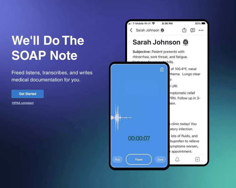 Freed AI Medical Scribe screenshot 1