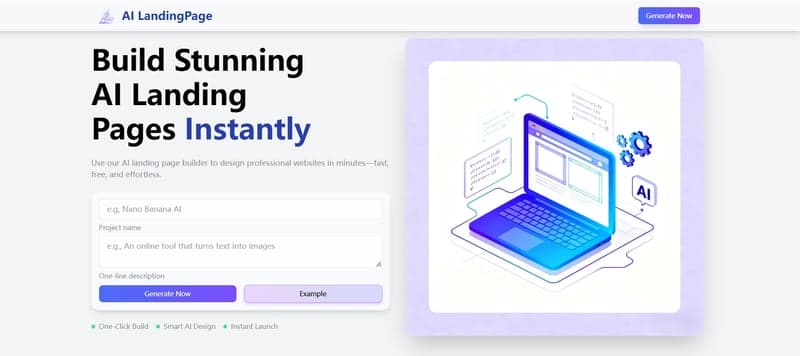 LandingPageAI screenshot 1