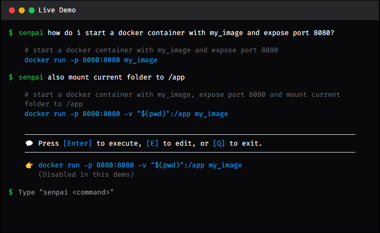 BashSenpai screenshot 1