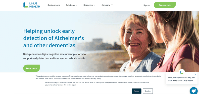 Linus Health screenshot 1