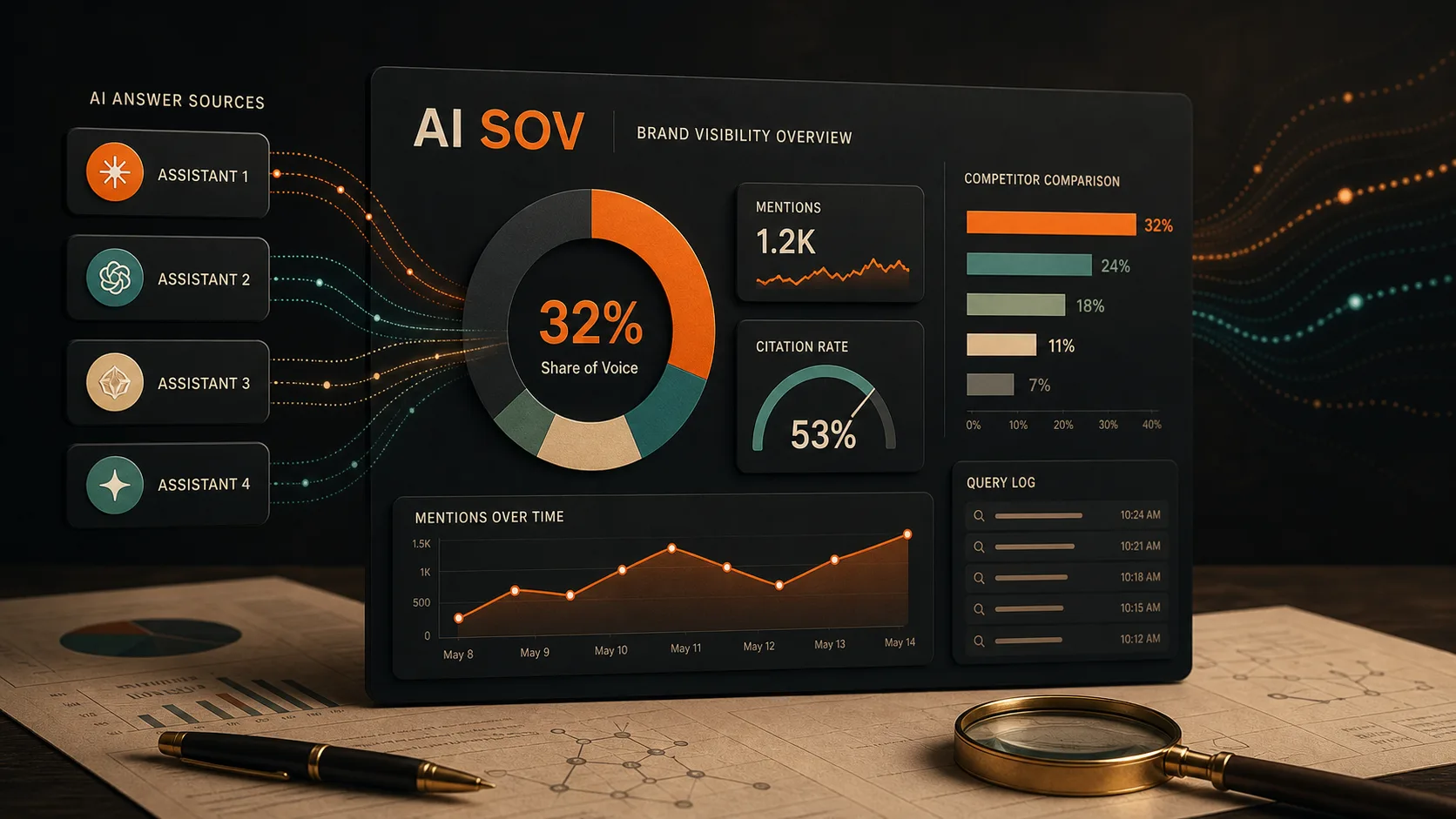 Measuring AI Brand Mentions & Share-of-Voice: The 2026 GEO Metrics Guide