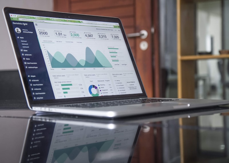 Data analysis spreadsheet with brand performance metrics and graphs