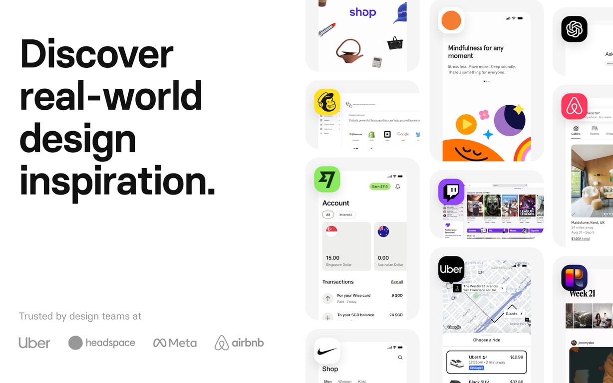 Mobbin platform preview