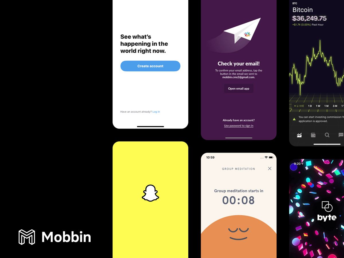 Mobbin homepage screenshot